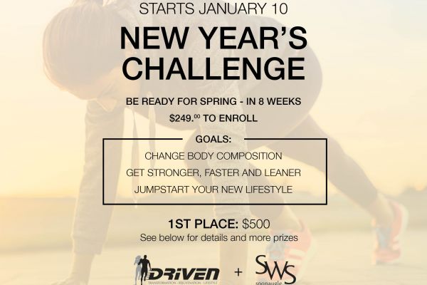 Driven Fit New Years Fitness Challenge 2018