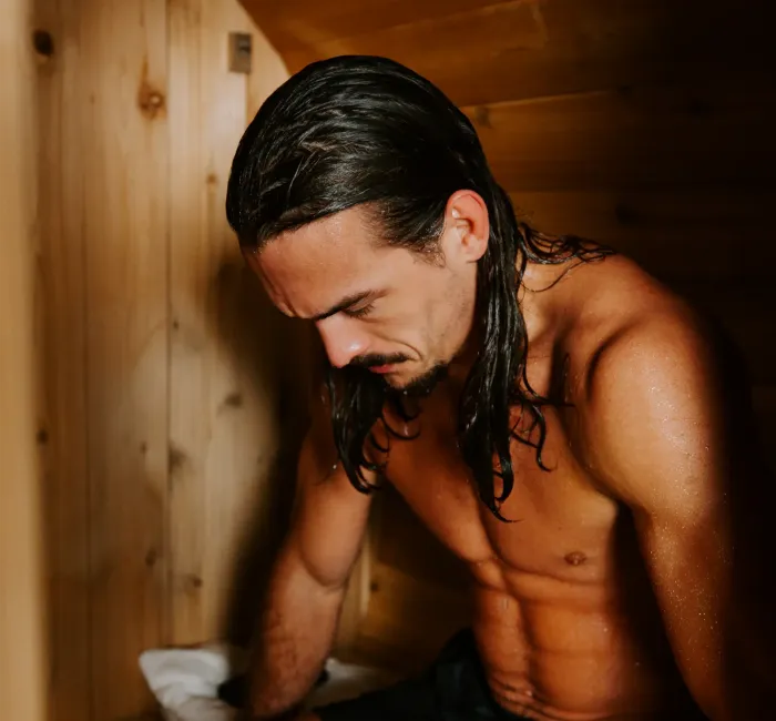 Using sauna
