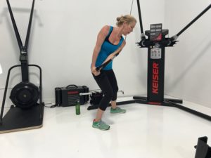 keiser training equipment used by driven