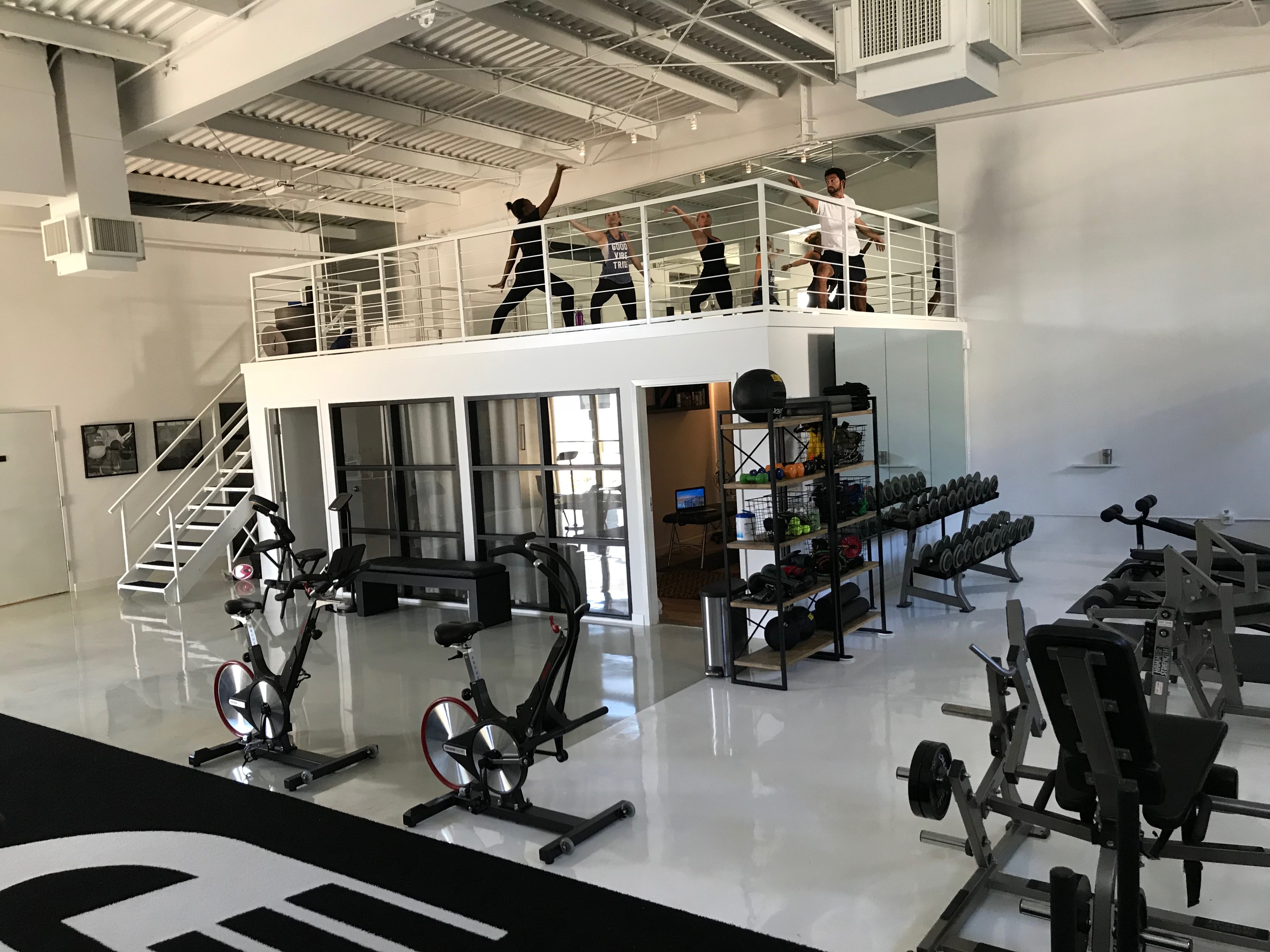 Upstairs Yoga Practice Driven South Tampa Gym