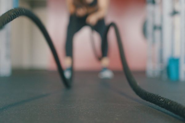 power training ropes exercise Driven Fit Gym Tampa