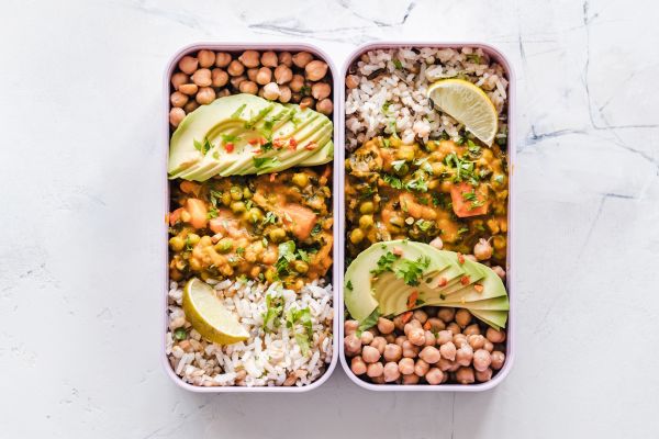 Two Trays of Vegan Food is it the best diet